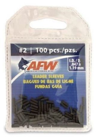 AFW Single Barrel Leader Sleeves 100pc